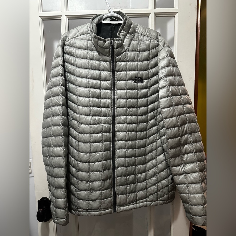 The North Face Men's Silver Puffer Jacket